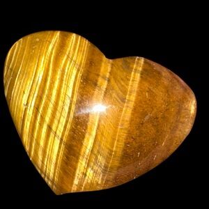 Tiger’s Eye Crystal Heart